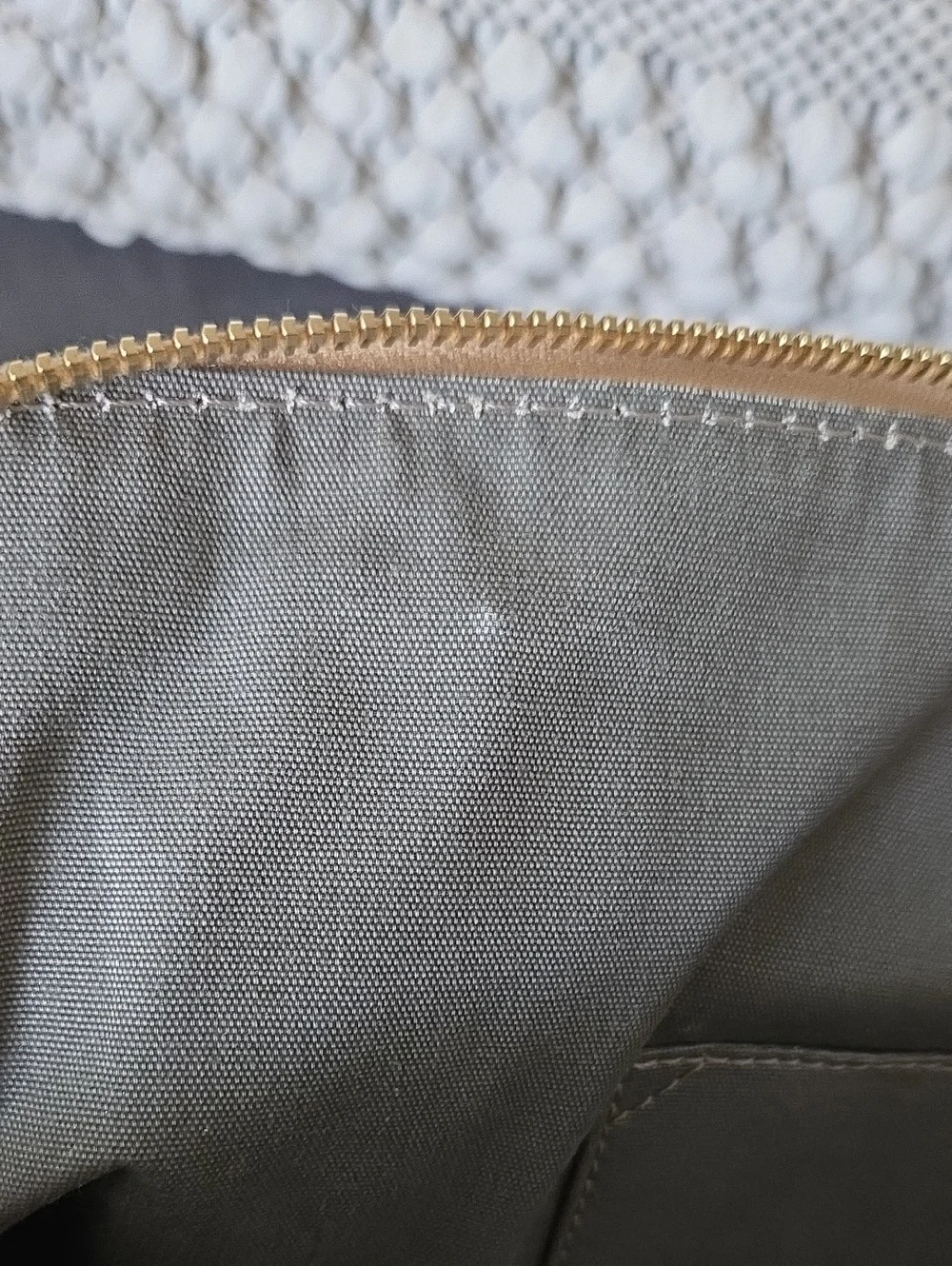 Marc Jacobs Beige Leather Paradise Rio Top-Handle Satchel with Gold Hardware